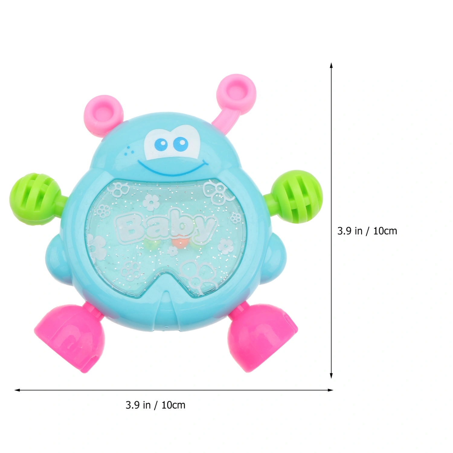 7PCS Infant Soothing Rattle Toys Cartoon Baby Rattle Playthings Baby Supplies