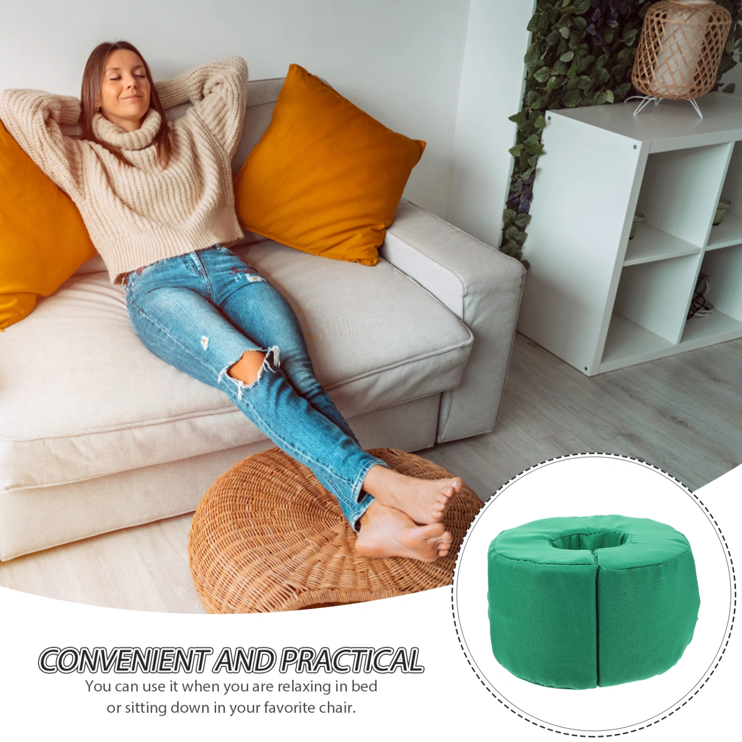 Wedge Pillow for Sleeping Body Turnover Cushion Patient Body Supports Pillow Supple Wedge Pillow