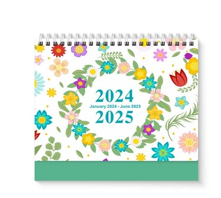 Desk Calendar 2024 Flip Calendar For Desk Standing Calendar Desktop Calendar Decor