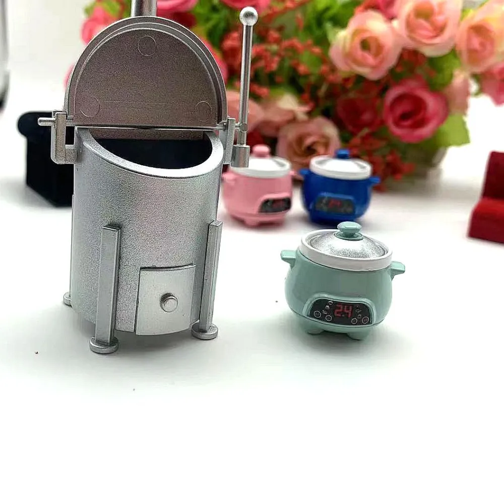 Miniature Rice Cooker Mini Kitchen Appliance Doll House Kitchen Accessory