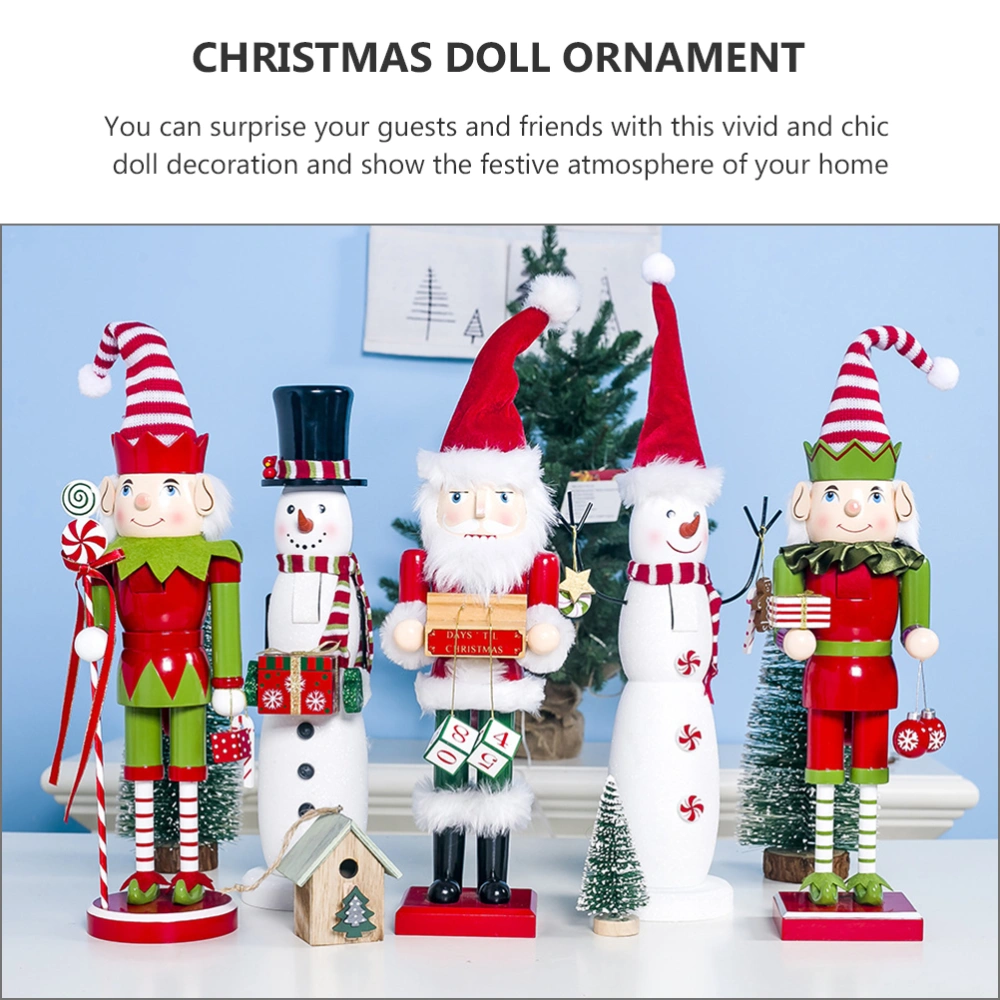 1pc Adorable Christmas Doll Decor Doll Ornament for Party Home Christmas Supply