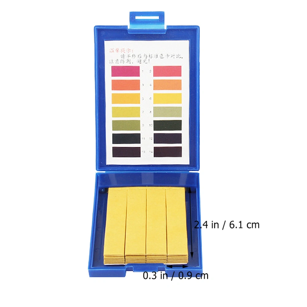 1 Box/80pcs Precise PH Test Paper 1-14 Accurate Testing Strip Teaching Appliance