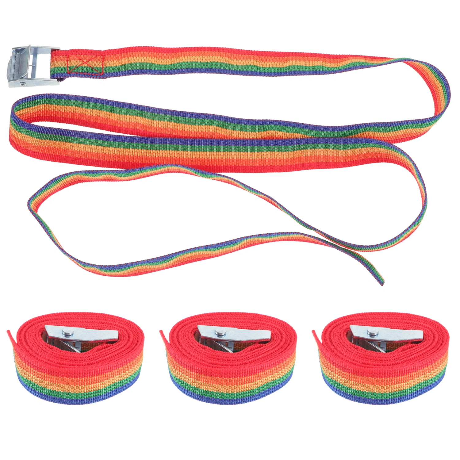 4pcs Bungee Cord Buckle Strap Adjustable Cargo Bungee Cord Luggage Bungee Rope