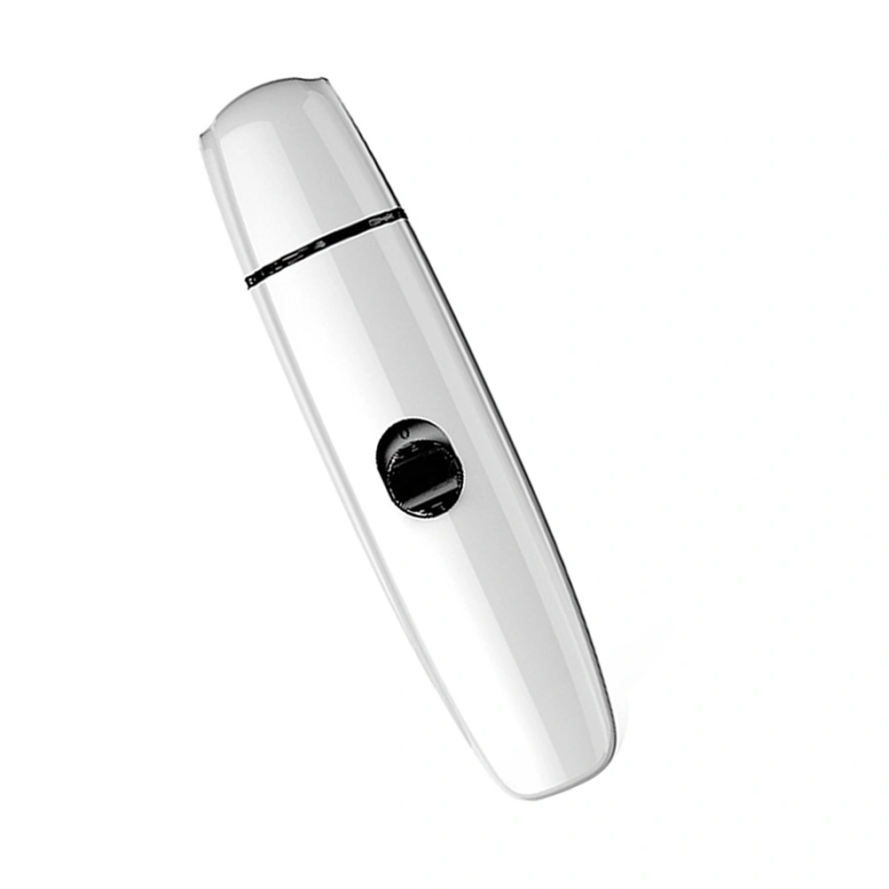 Painless USB Charging Dog Nail Grinders Rechargeable Pet Nail Clippers Quiet Electric Dog Cat Paws Nail Grooming Trimmer Tools (White)