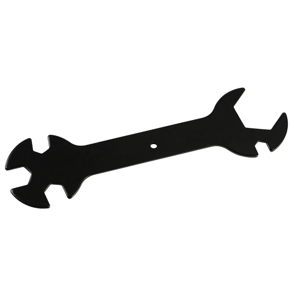 2pcs 5 In 1 Multifunction Wrench Adjustable Metal Flat Spanner for MK8 MK10 Nozzle 3D Printer Parts Tools Accessories (Black)