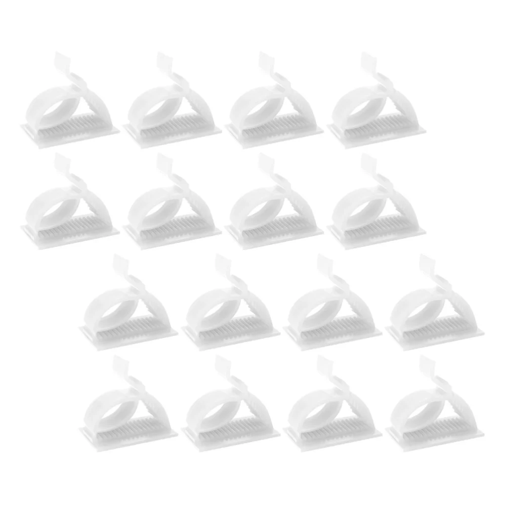 120pcs Self-adhesive Cable Holders Cord Fixing Clip Desktop Cable Management Clip