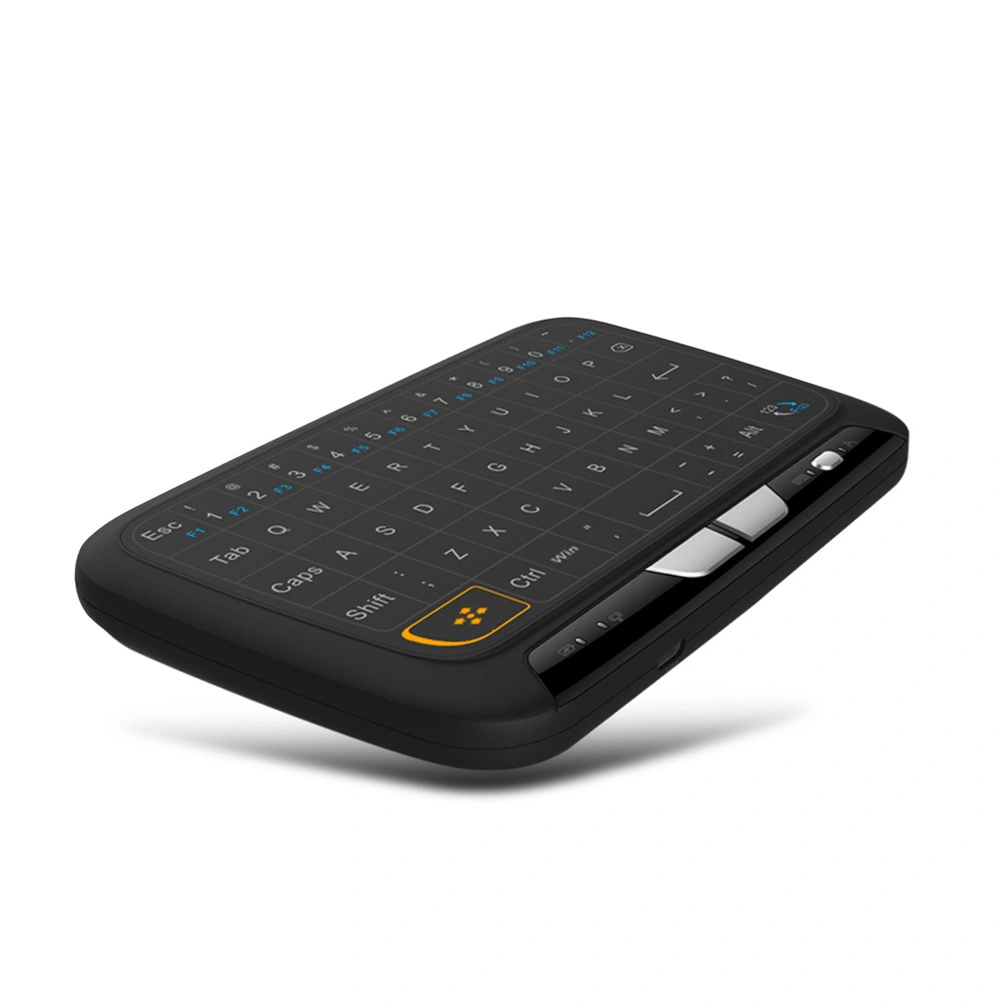 H18 2.4GHz Wireless Touchpad QWERTY Keyboard Air Mouse Full Touch Screen Mini Keyboard Touch Pad For Smart TV Android TV Box PC Xbox3 PS4 Windows (H18 Standard Version)