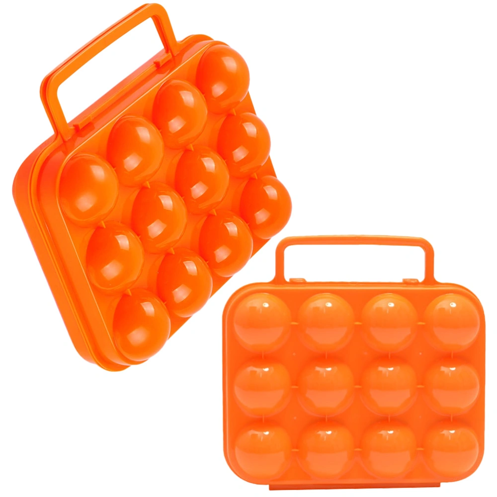 2Pcs Plastic Egg Storage Boxes Egg Dispenser Carriers Egg Baskets Pragmatic Egg Containers