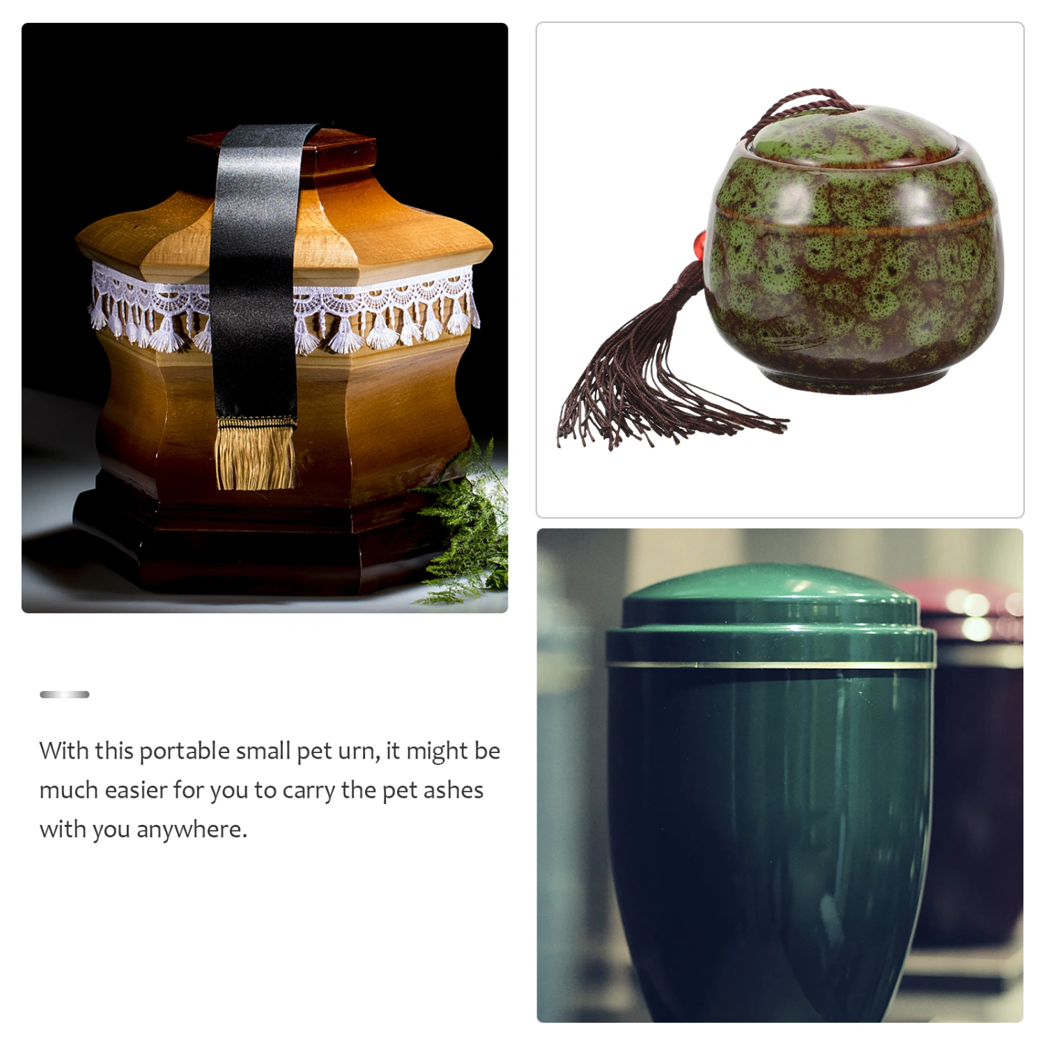 Ceramic Urn Small Urns For Human Ashes Pet Urn Sealed Storage Tank Urn Ceramic Cremation Urn