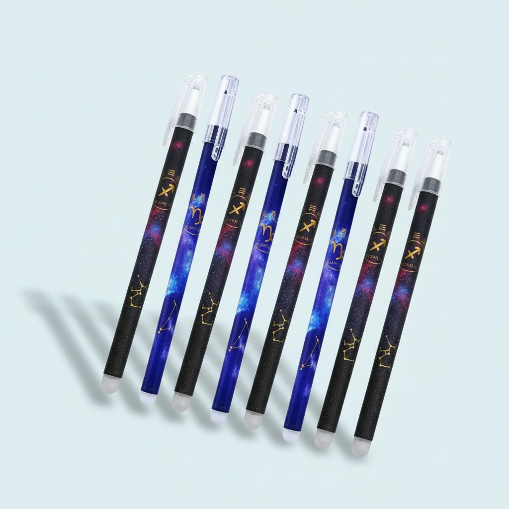 24pcs Heat Erasable Constellations Pens Plastic Gel Pens Chic Writing Pens