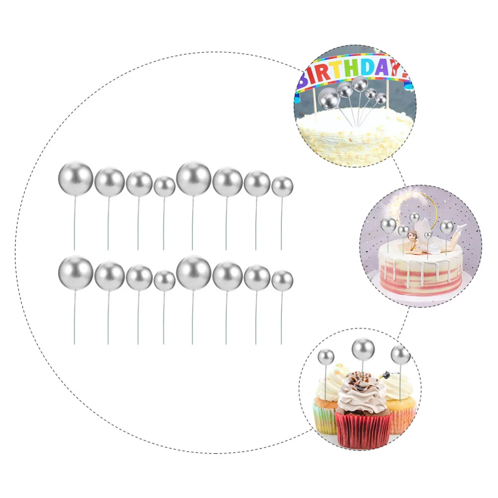 40Pcs  Cake Toppers Birthday Party Dessert Picks Cake Decors Cupcake Picks