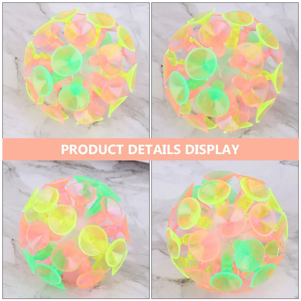 12Pcs Children Suction Cup Balls Creative Children Sticking Toys Suction Balls