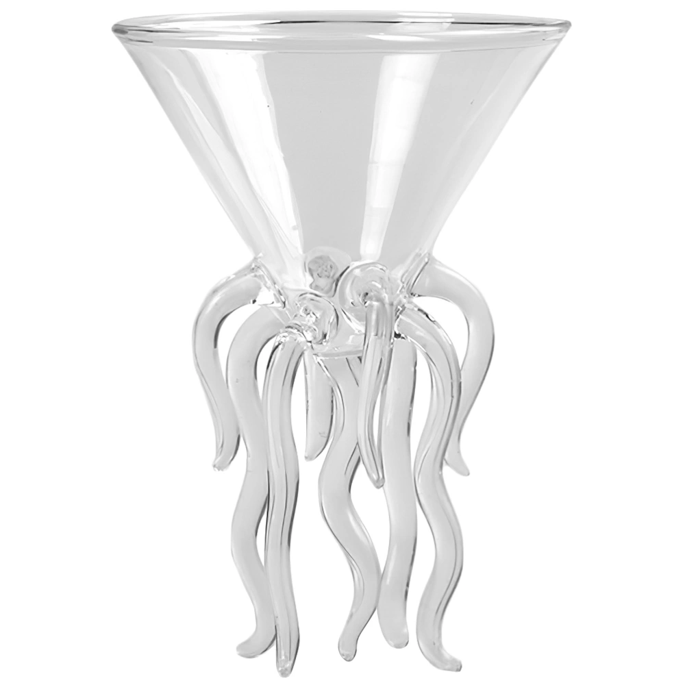 European Style Exquisite Glass Goblet Champagne Cup Red Wine Glass Octopus Creative Wine Glass