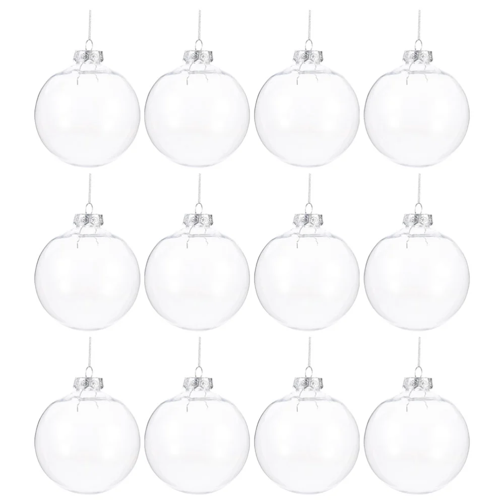 12pcs Decorative Christmas Ball Hanging Ornaments Xmas Ball Tree Pendant Xmas Decorations