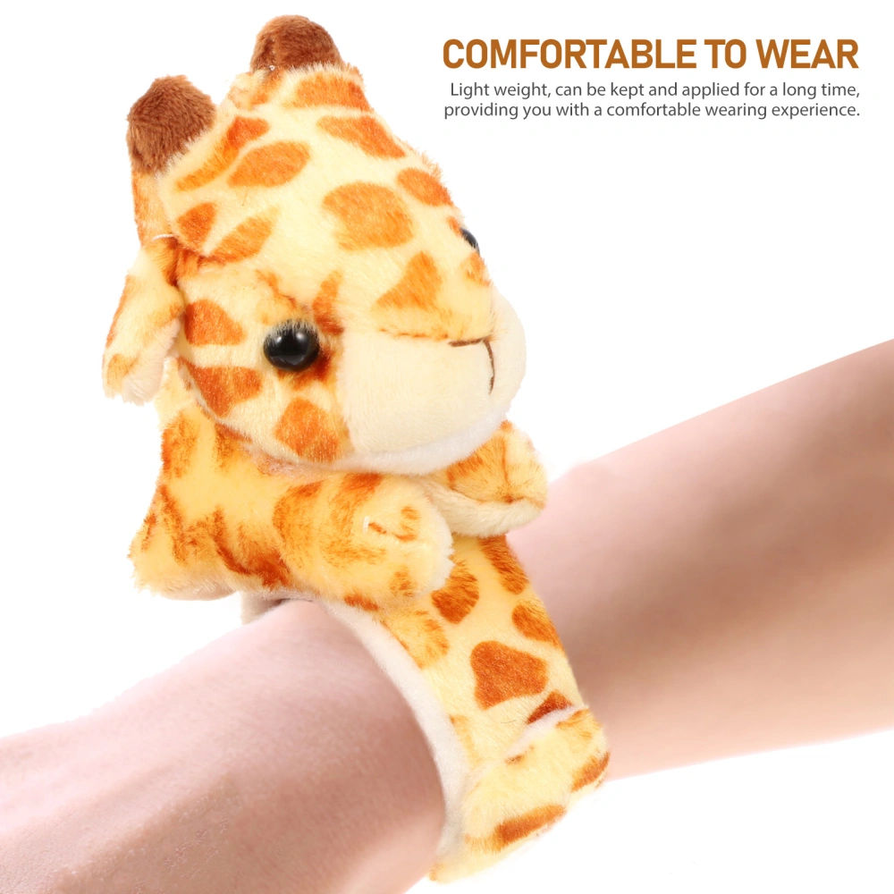 6pcs Animal Slap Bracelets Kids Slap Bands Jungle Theme Bracelets Party Favors Bracelets