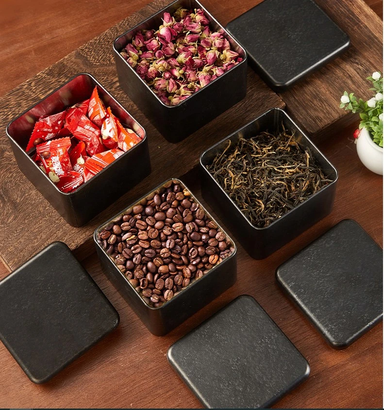 Coffee Beans Storage Jar Tea Leaf Can Tea Jar Loose Tea Container Candy Storage Jar