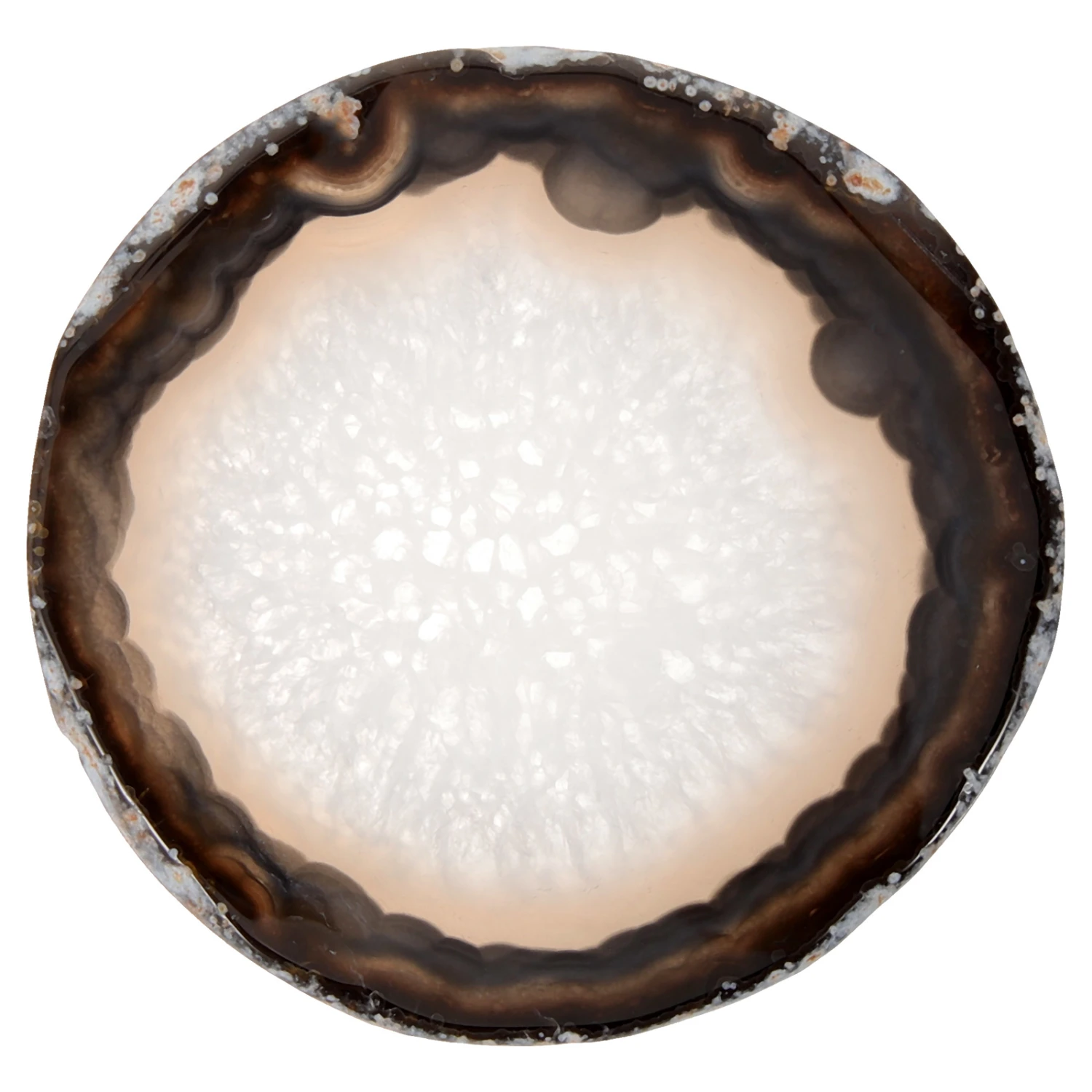 Agate Slice Coaster Natural Polished Cup Coaster Coffee Table Cup Mat for Office