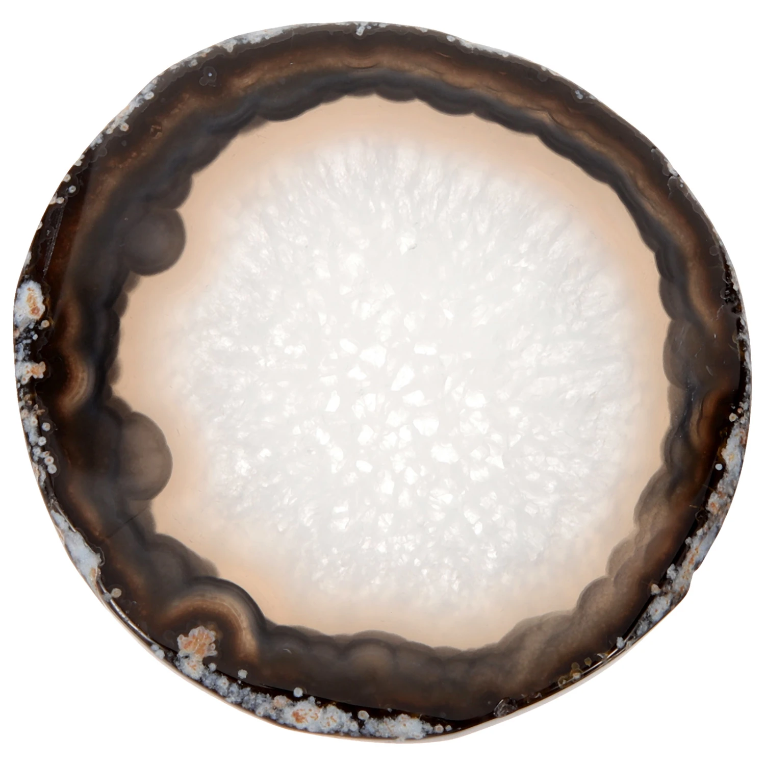 Agate Slice Coaster Natural Polished Cup Coaster Coffee Table Cup Mat for Office