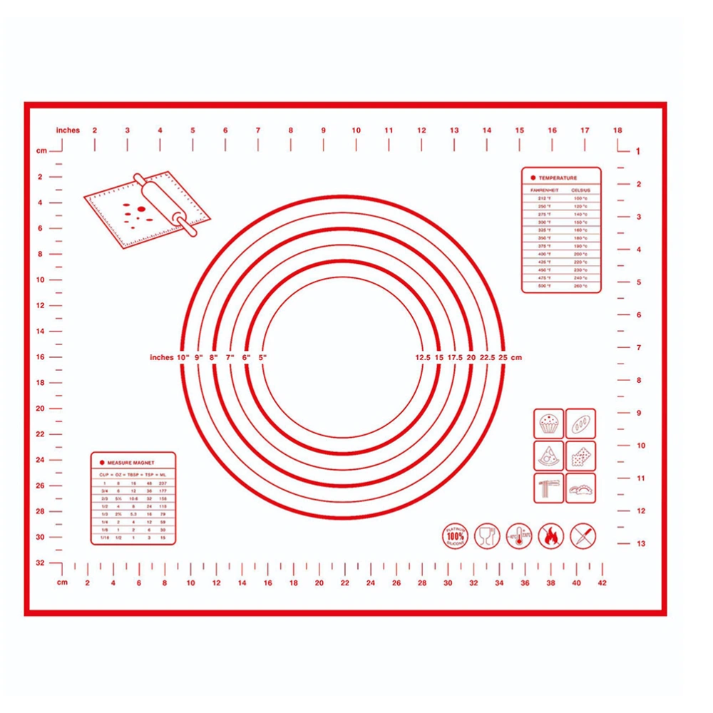 Household Kneading Mat Wear-resistant Pastry Mat Convenient Dough Mat Home Accessory