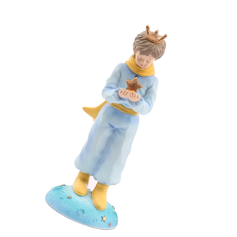 1Pc Cartoon Prince Model Adornment Decorative Resin Artware (Random Style)