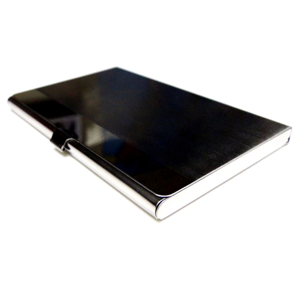 Portable Stainless Steel Business Name Credit Holder Case