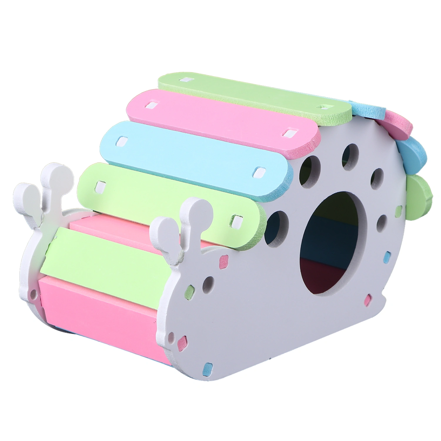 Snails Shape DIY PVC House Hamster Sleeping Cage Pet Cabin Sleeping Nest Small Pet Rest Hut for Pet Hamster