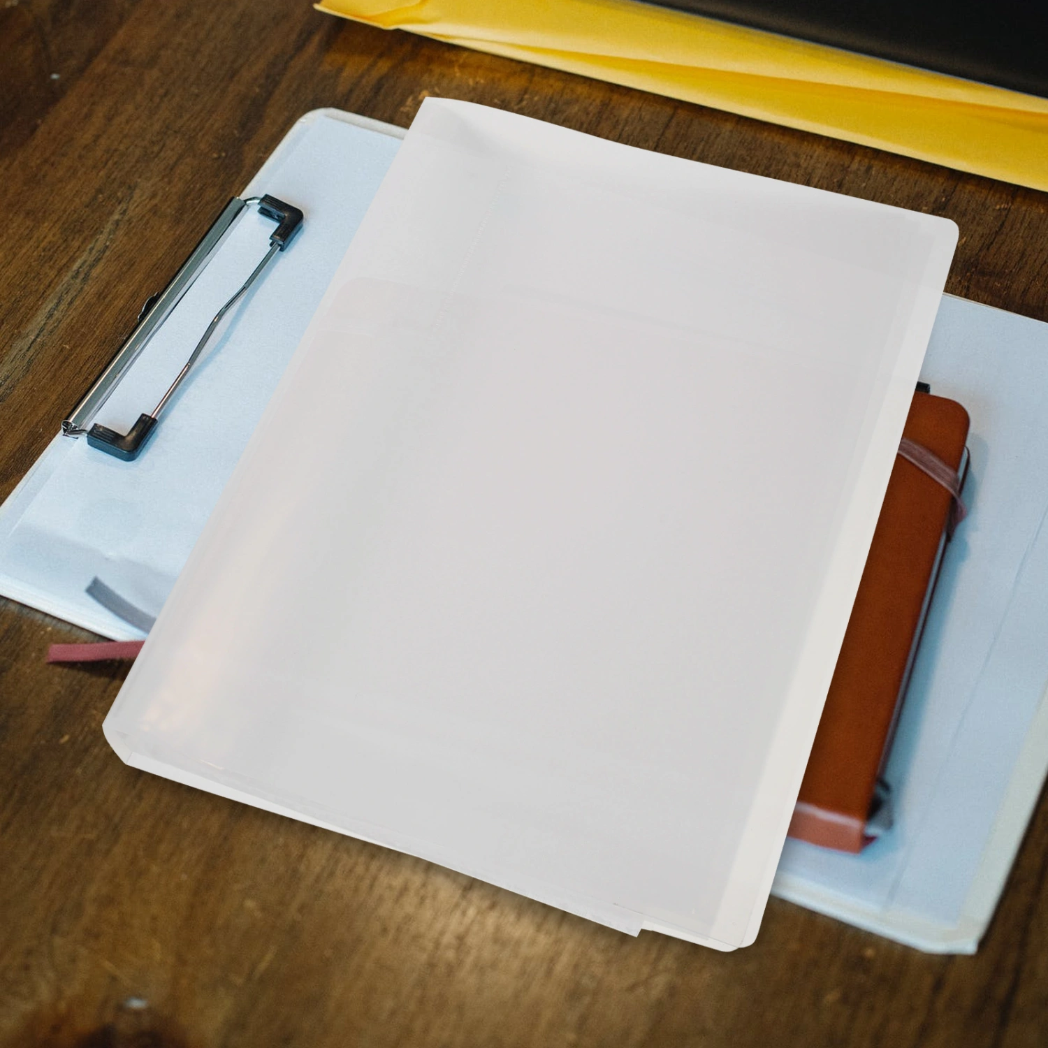 Transparent Paper Folder A4 File Folder Diamond Picture Folder Documents Organizer Bag