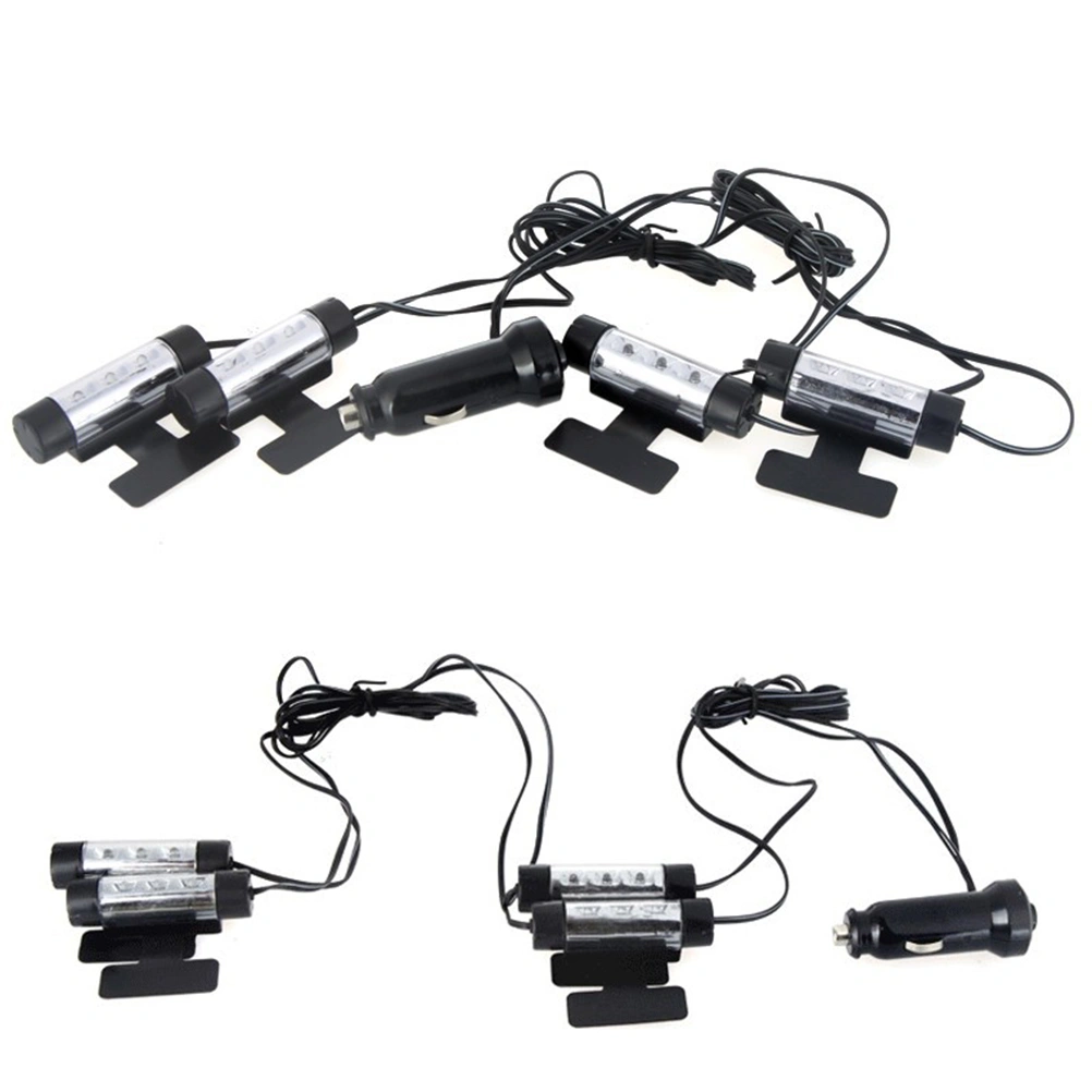 LED Car Atmosphere Lights Lamps Strip Undercar Glow Lights Underglow Atmosphere Decorative Bar Lights