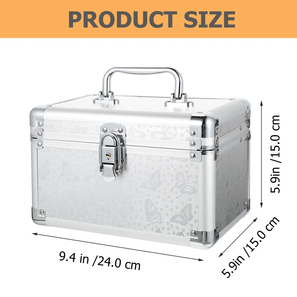 Travel Portable Multi-layer Storage Box Professional Makeup Artist Box Double Open Makeup Box