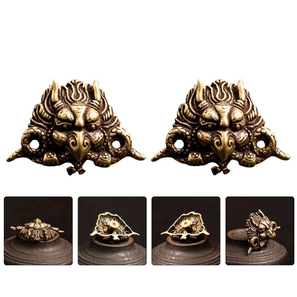 2PCS Brass Bird Head DIY Buckle Leather Bag DIY Decorative Buckle Accessory