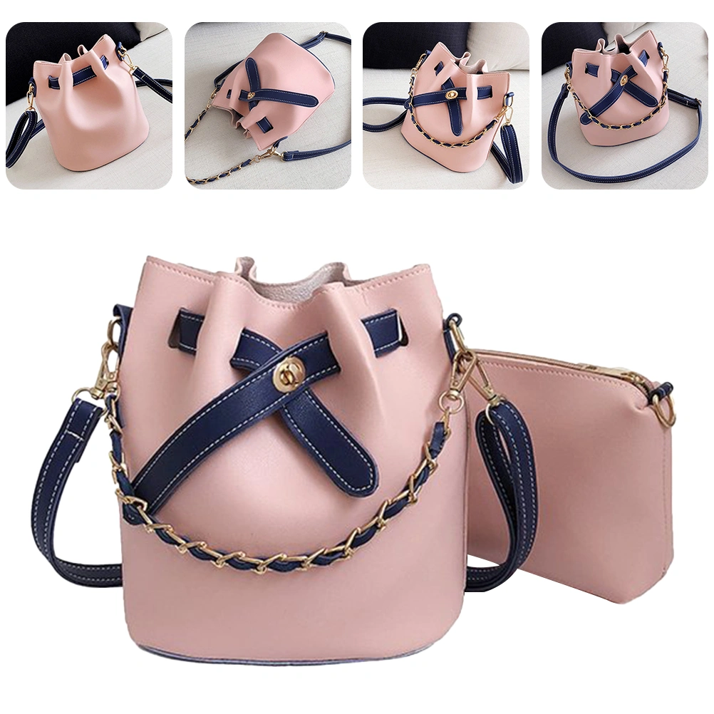 1 Set of Drawstring Bucket Bag Stylish Messenger Bag Storage Bag Shoulder Bag
