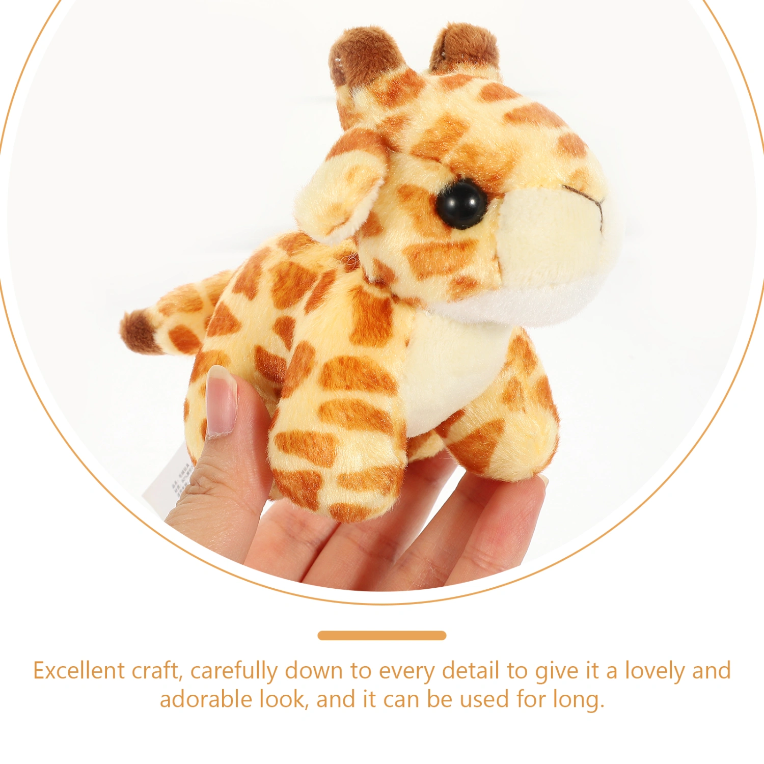  Plush Pendant Car Decoration Animal Plush Keychain Toys Bag Plush Decor Adorable Animal Plush