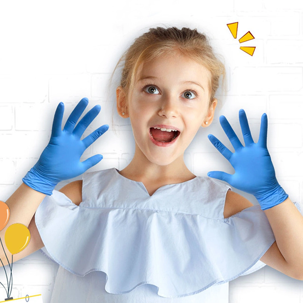 1 Box Safe Kids Gloves Home Hand Protective Gloves Comfortable Disposable Gloves (1 Box/20pcs, Suitable for 5-12 Years Old)