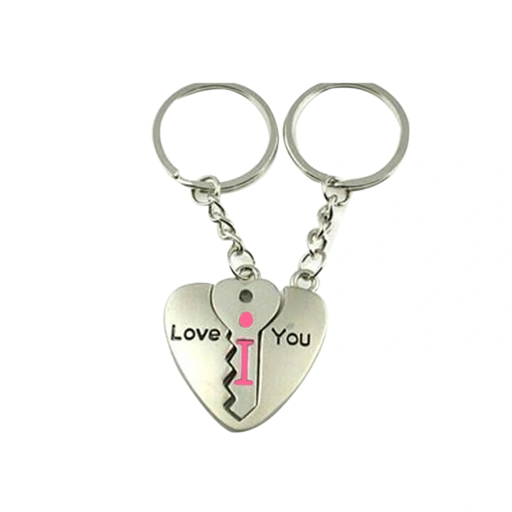 Couple Keychain Keyring Lover Sweetheart Gift for Valentine's Day / Wedding Anniversary / Birthday