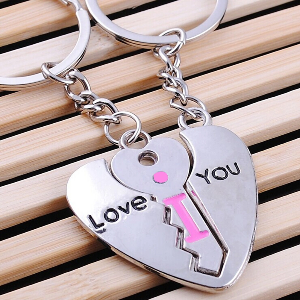 Couple Keychain Keyring Lover Sweetheart Gift for Valentine's Day / Wedding Anniversary / Birthday
