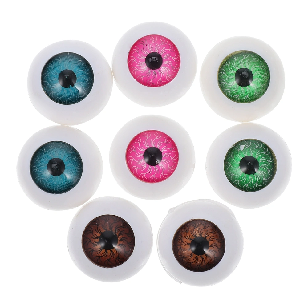 40Pcs Halloween Eyeballs Scary Plastic Hollow Eyeball Halloween Horror Props