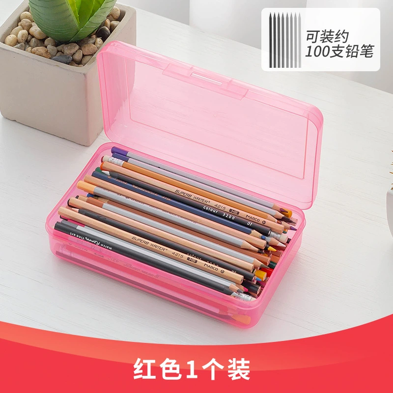 Portable Pencil Box Large Capacity Pen Case Sketch Pencil Case Stationery Pencil Case