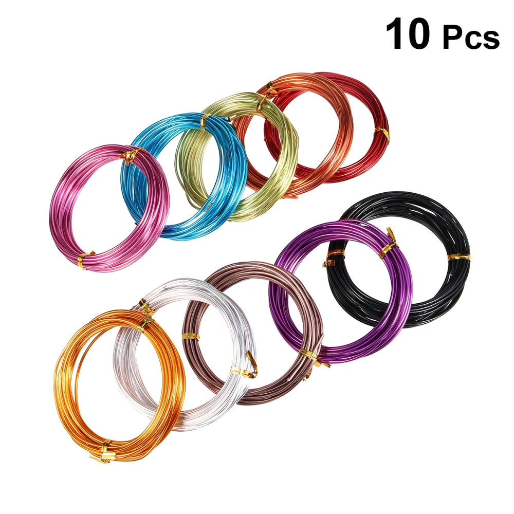 10pcs 3mm 5m Colorful Alumina Line For Manual DIY Motorcycle Shape Bonsai Shape Use