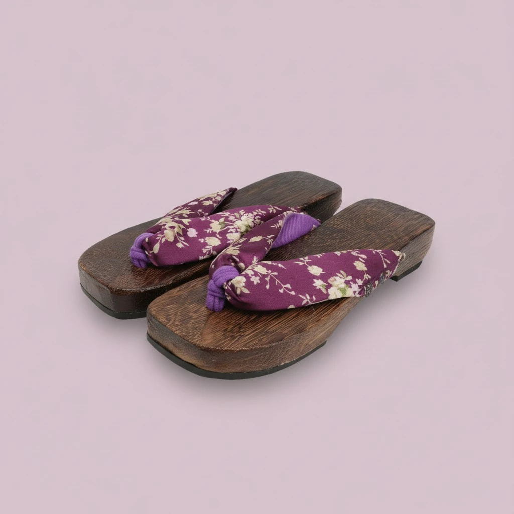 1Pair Japanese Style Clogs Slippers Delicate Summer Sandals Chic Women Shoes