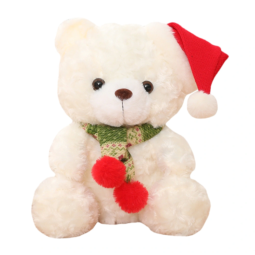 Plush Bear Doll Festival Tabletop Decoration Christmas Party Ornament Gift