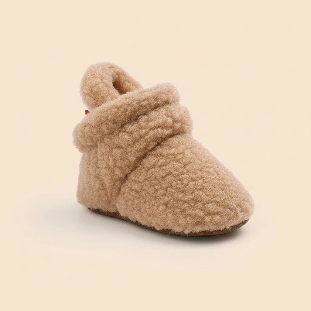 1 Pair Baby Shoes Sneakers Warm Plush Prewalke Winter Anti Shoes