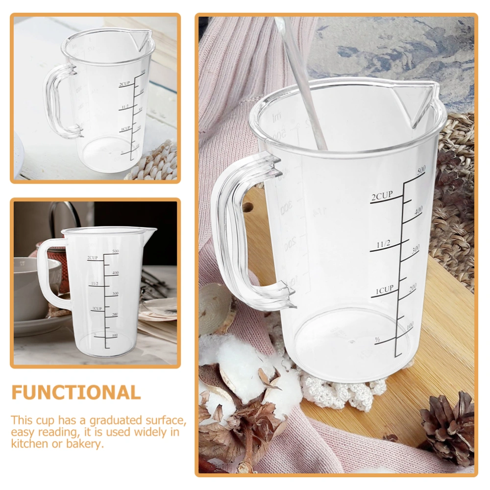 2Pcs Multi-function Measuring Cup Large Capacity Liquid Measuring Cup Baking Accessory