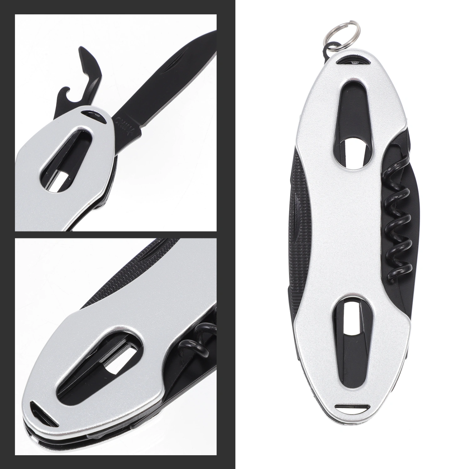 Outdoor Gadget with Lamp Cutting Tool Utility Multi-Cutter Stainless Steel Cutter