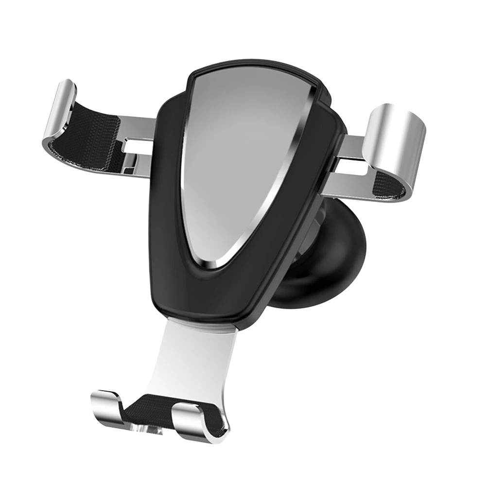 Car Air Vent Phone Mount Holder Universal Gravity 4-6.2 inch Phone Cradle Stand Holder (Silver)