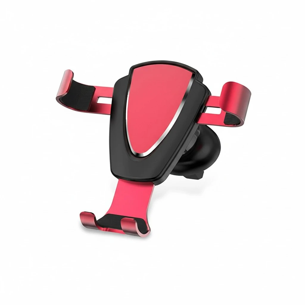 Car Air Vent Phone Mount Holder Universal Gravity 4-6.2 inch Phone Cradle Stand Holder (Silver)