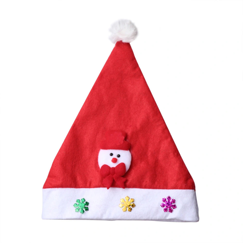 Flashing Christmas Hat Luminous Christmas Head Decoration for Children (Random Snowman)