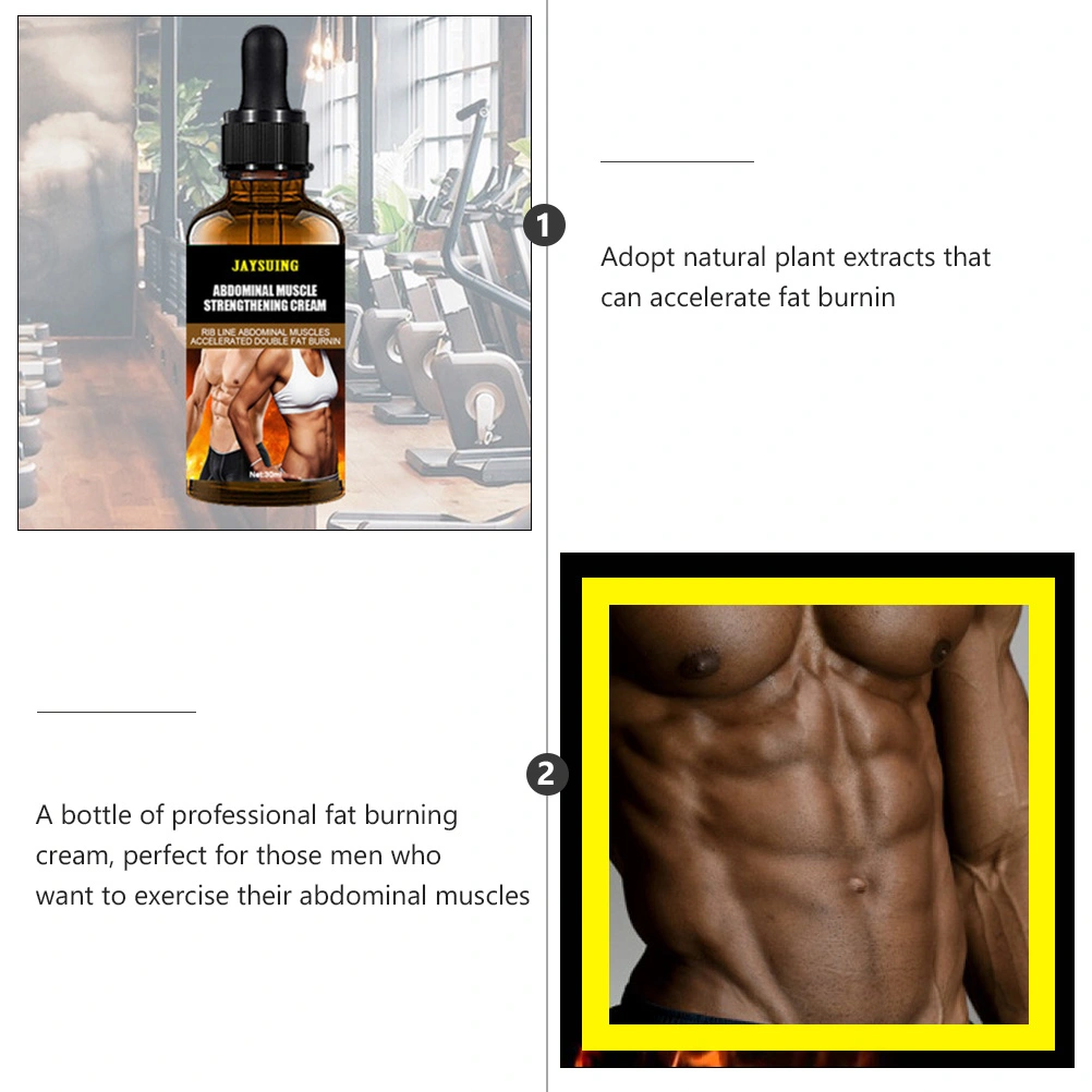 1Pc Hot Cream Abdominal Muscle Fat Burning Cream Belly Slimming Cream