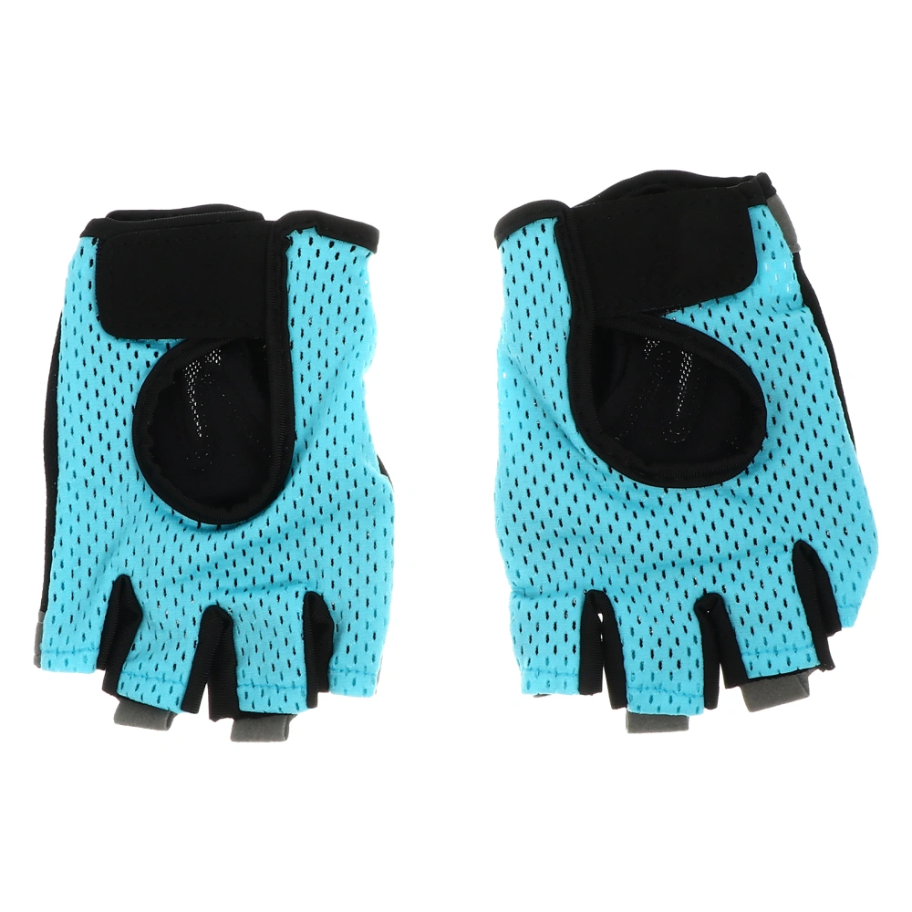 1 Pair Outdoor Activity Half-finger Gloves Breathable Bake Cycling Gloves