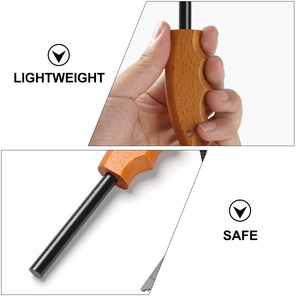 1PC Outdoor Survival Fire Starters Magnesium Flint Scrapper Stone Fire Lighter