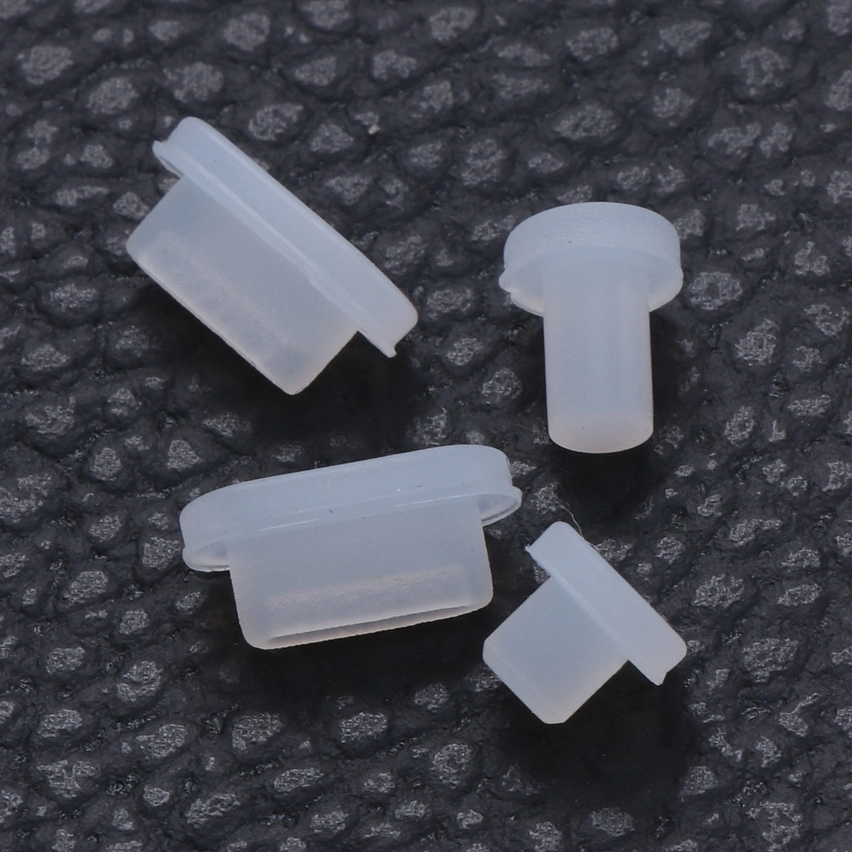 10 Pairs 3.5mm Earphone Jack Anti Dust Plugs And Type-C Port Plugs for Android Phones Laptop PC (Transparent)